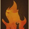 Dark Souls Poster - Link The Fire Kraft Paper