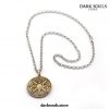 Dark Souls Round The Sun Praise Shield Black Necklace