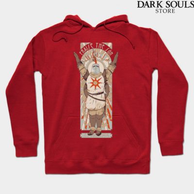 Praise The Sun Hoodie Red / S